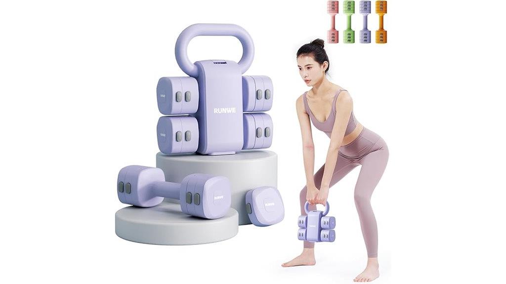 versatile compact weight set