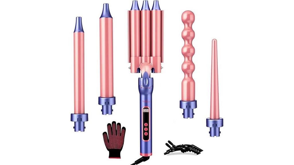 versatile curling iron set