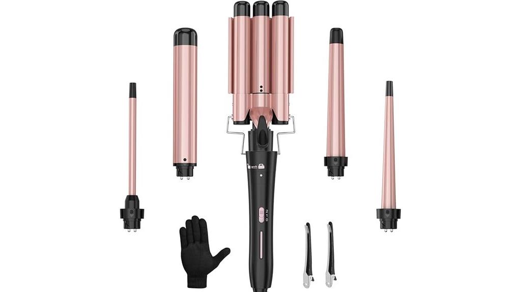 versatile curling wand set
