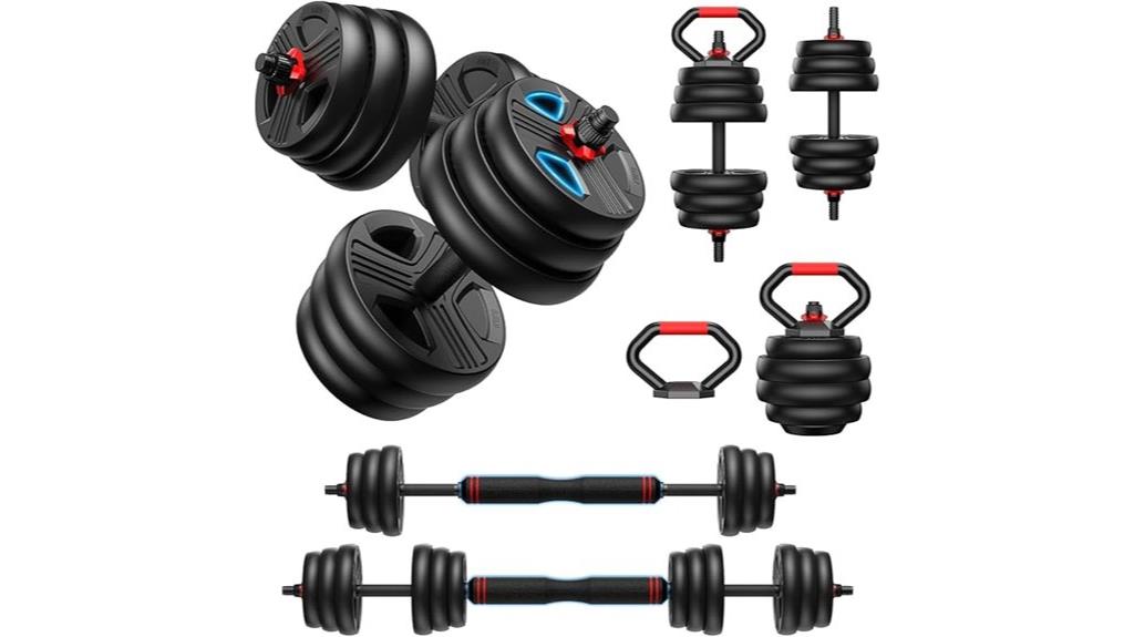 versatile weight training kit