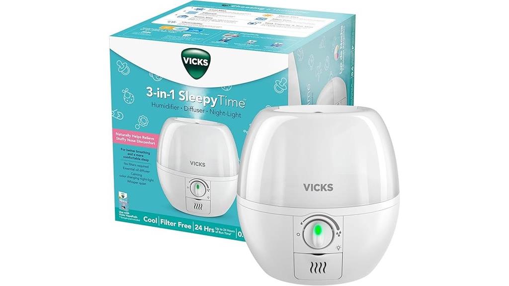 vicks sleep inducing humidifier