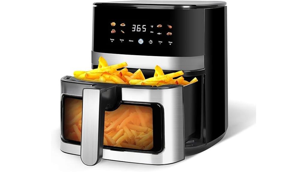 viewable window digital fryer