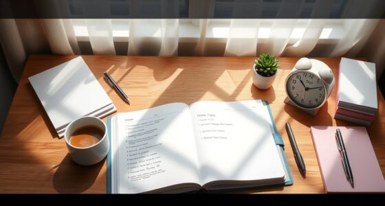 weekly planning for stress