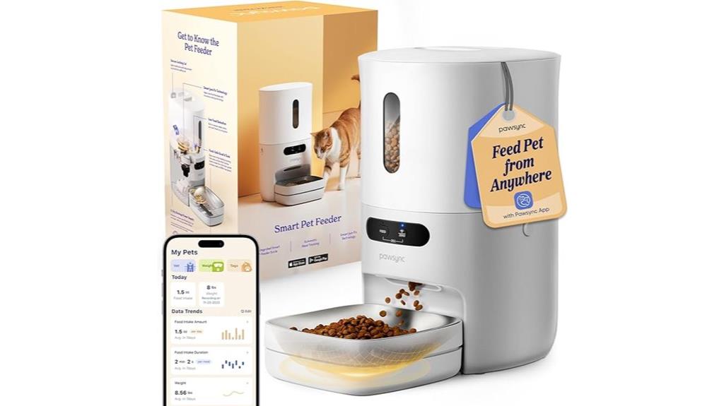 wifi app controlled pet feeder