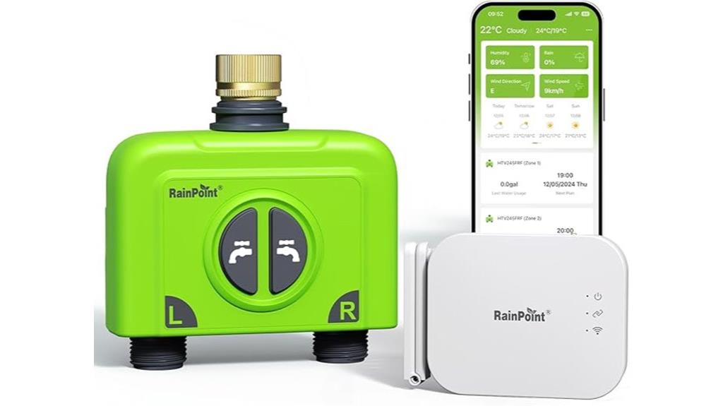 wifi enabled garden water timer