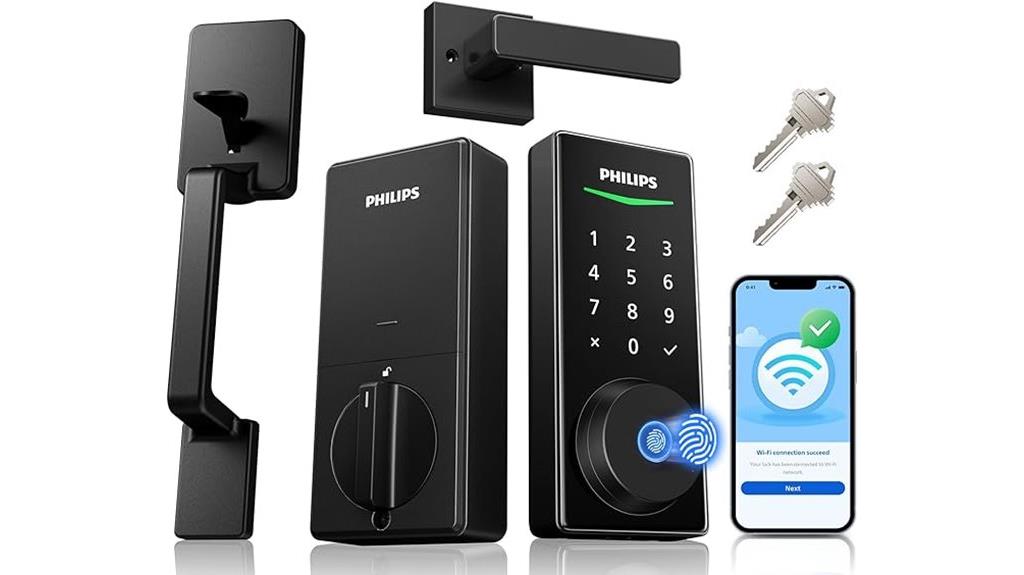 wifi enabled smart door lock