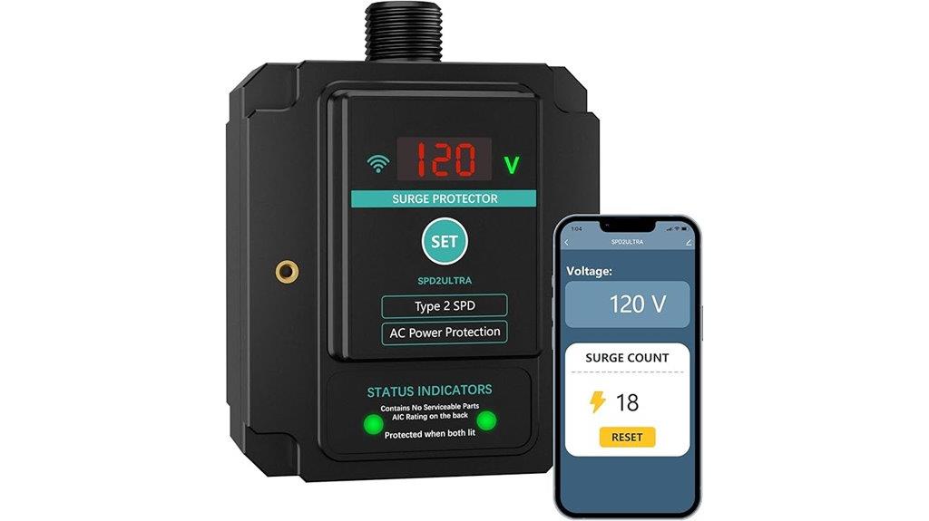 wifi surge protector monitoring