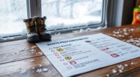 winter safety checklist printable