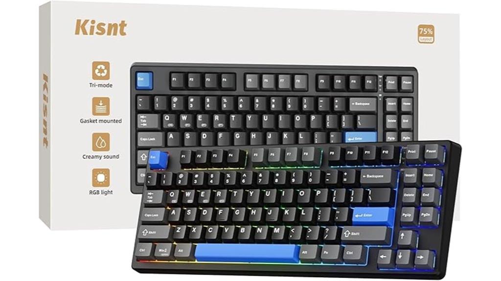 wireless 75 mechanical keyboard
