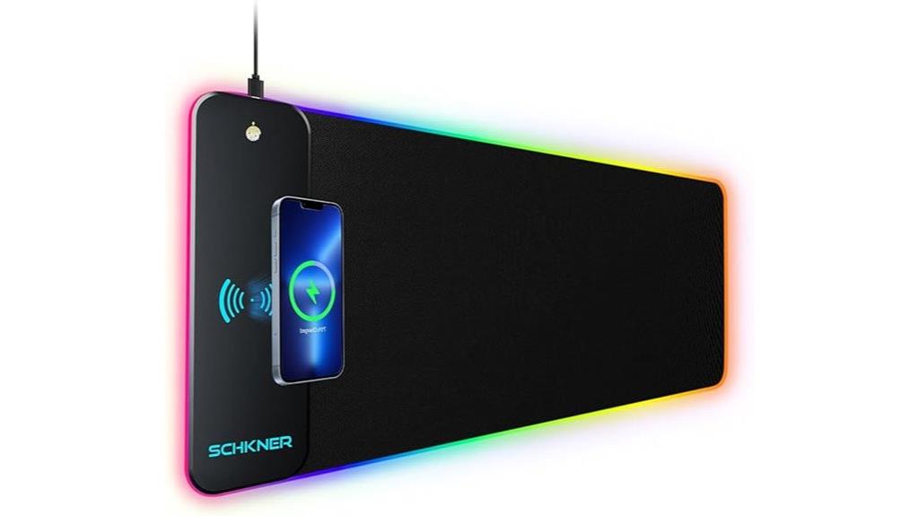 wireless charging rgb mousepad