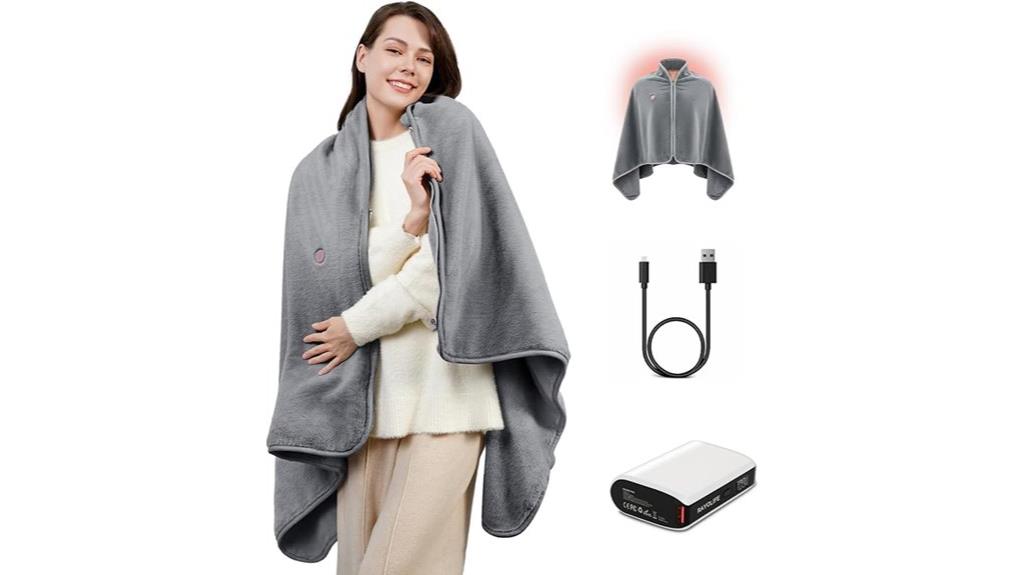 wireless rechargeable heated blanket