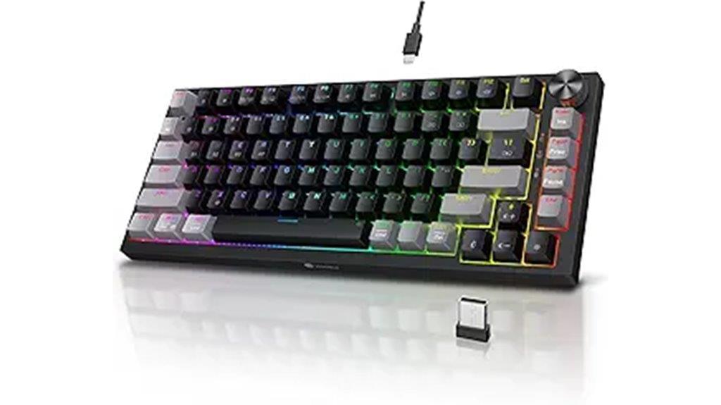 wireless rgb mechanical keyboard