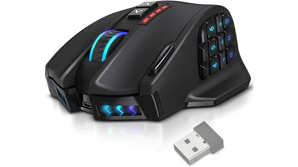 wireless rgb mmo mouse
