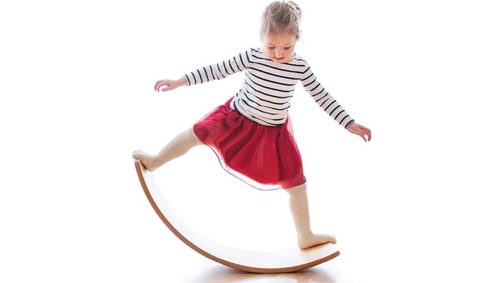 wooden balance board design