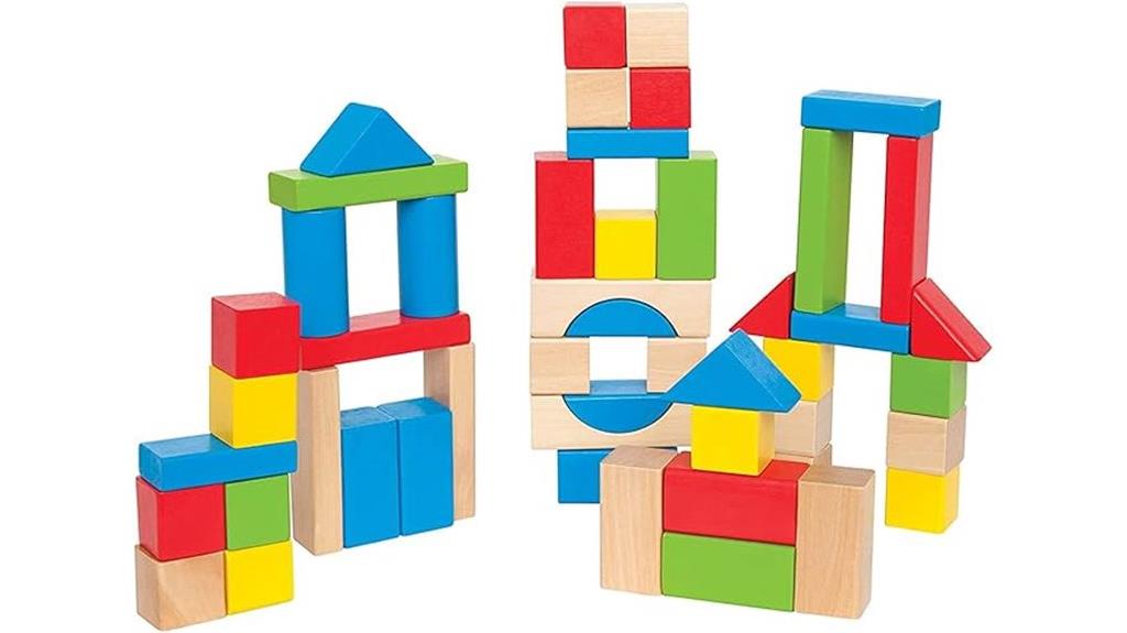 wooden maple kids blocks