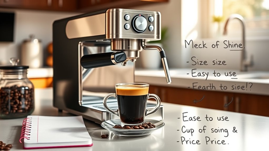 beginner espresso machine considerations