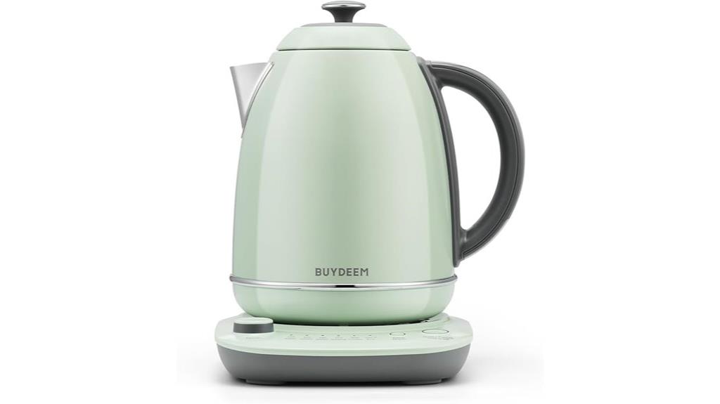 green 1 7l temperature kettle