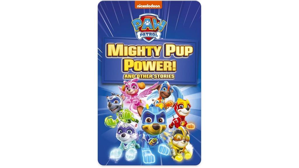paw patrol audio story card