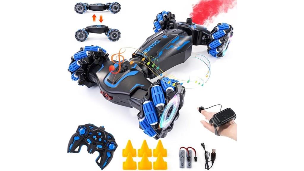 remote gesture controlled stunt car