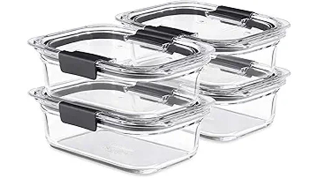 rubbermaid brilliance 4 piece