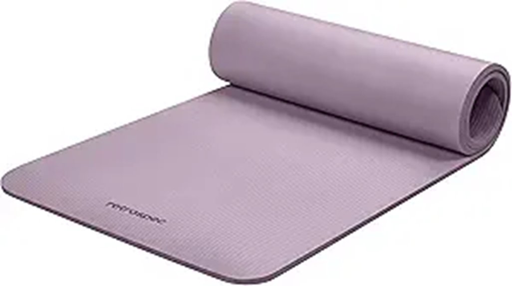thick non slip yoga mat