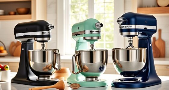 top kitchenaid mixer colors