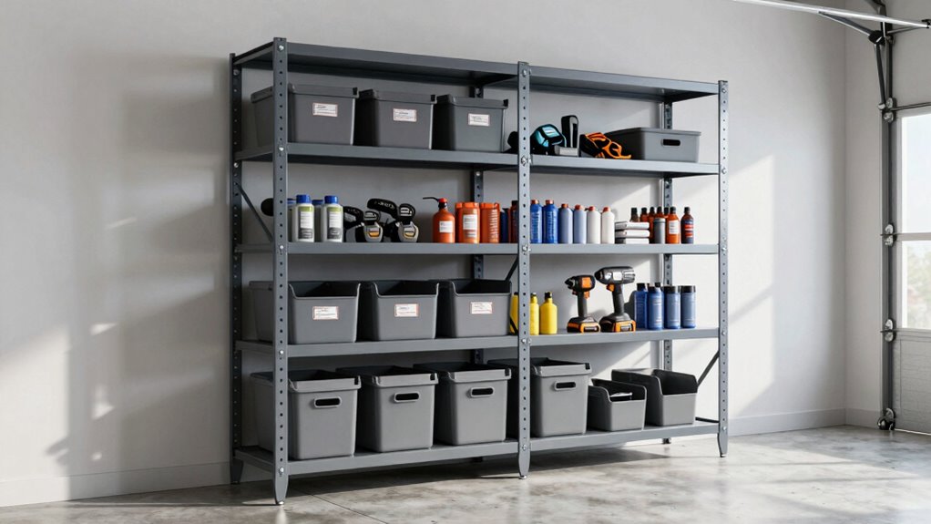 choosing strong garage shelving