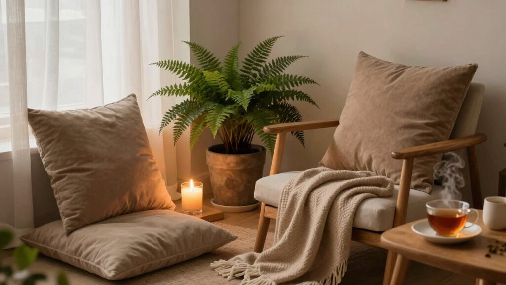 create calming stress sanctuary