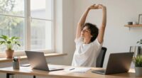 home desk posture exercises