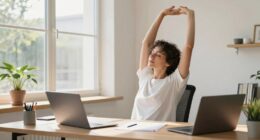 home desk posture exercises
