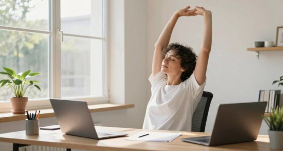 home desk posture exercises