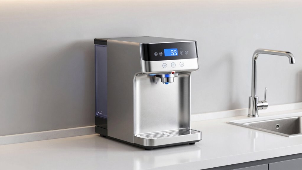 hot and cold water options