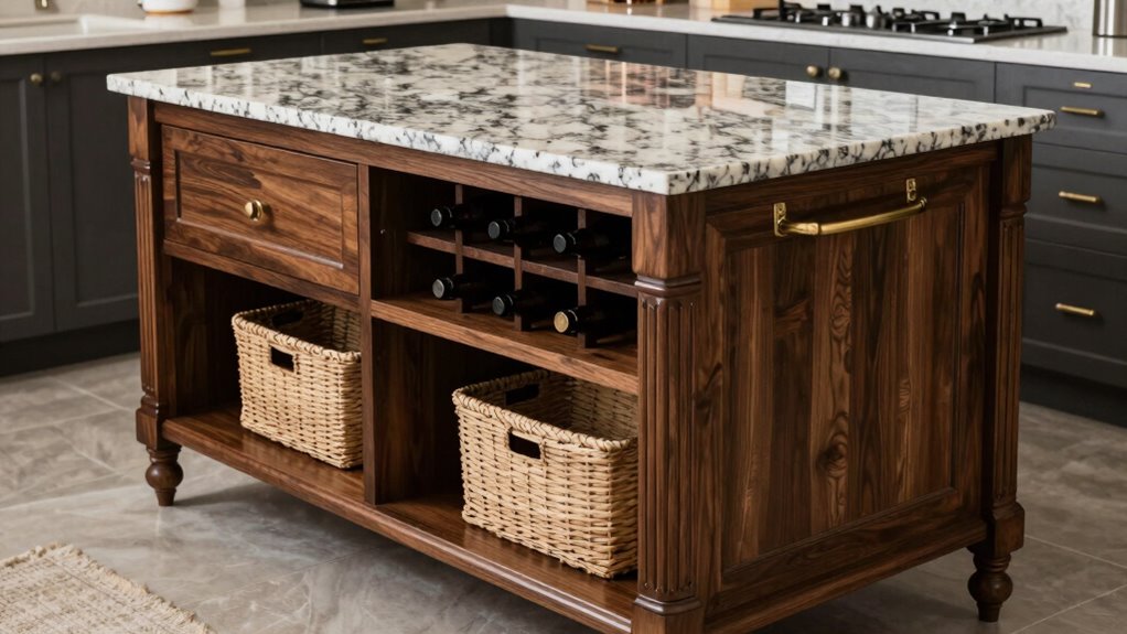 kitchen cart material stability