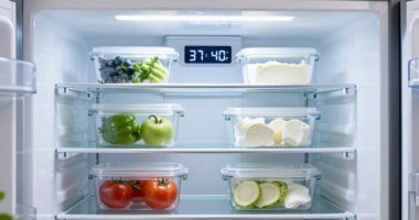optimal fridge temperature range
