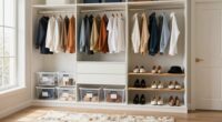 organize closet for ease
