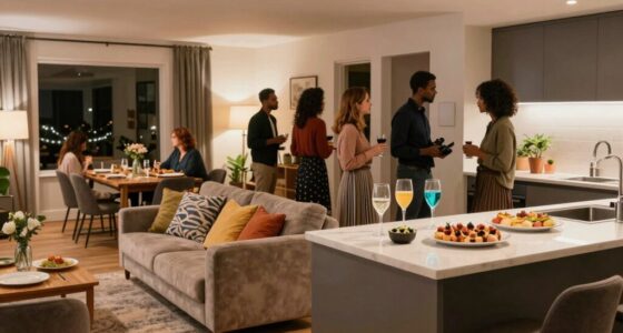 room by room party flow