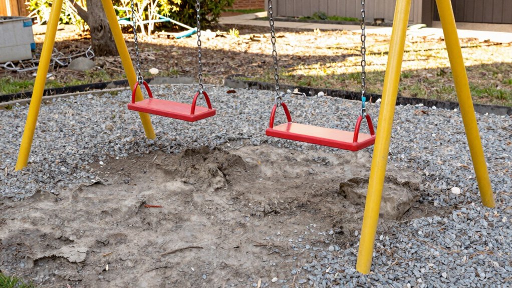 safe swing set installation