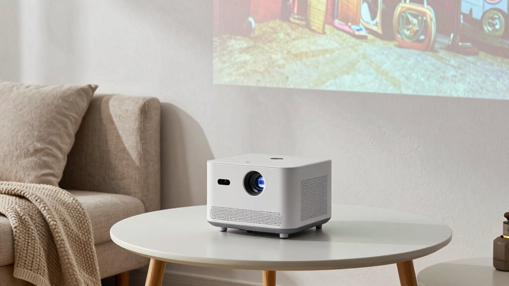 small apartment movie projector
