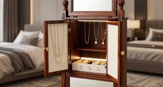 top 15 jewelry cabinet mirrors
