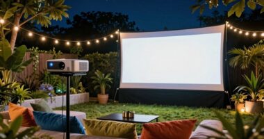 top backyard movie projectors
