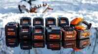 top cordless snow blower batteries