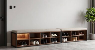 top entryway shoe storage