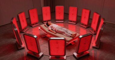 top full body red light panels