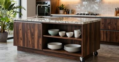 top granite kitchen carts