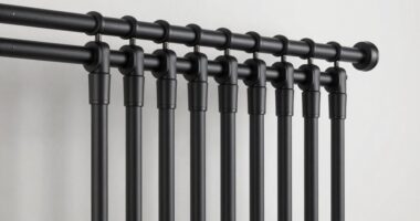 top heavy duty curtain rods