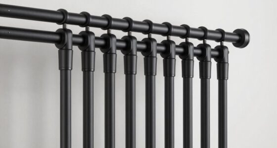 top heavy duty curtain rods