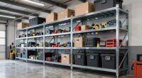 top heavy duty garage shelves