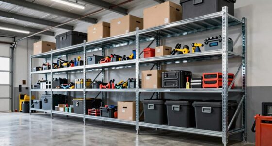 top heavy duty garage shelves