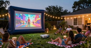 top inflatable outdoor projector screens