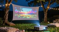 top outdoor movie projectors